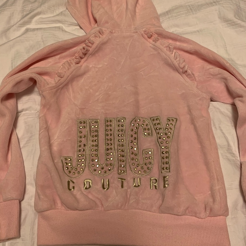 Juicy Couture Girls Zip-Up Hoodie